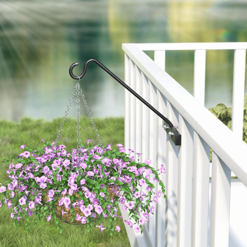 Josmimic versatile hanger keeps bird feeders, plants, and decor organized.