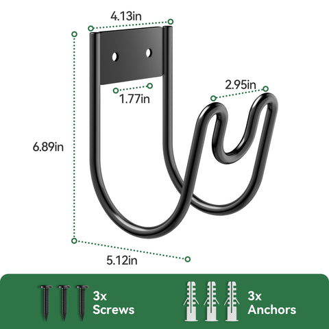 Josmimic compact outdoor organization solution keeps tools accessible on walls