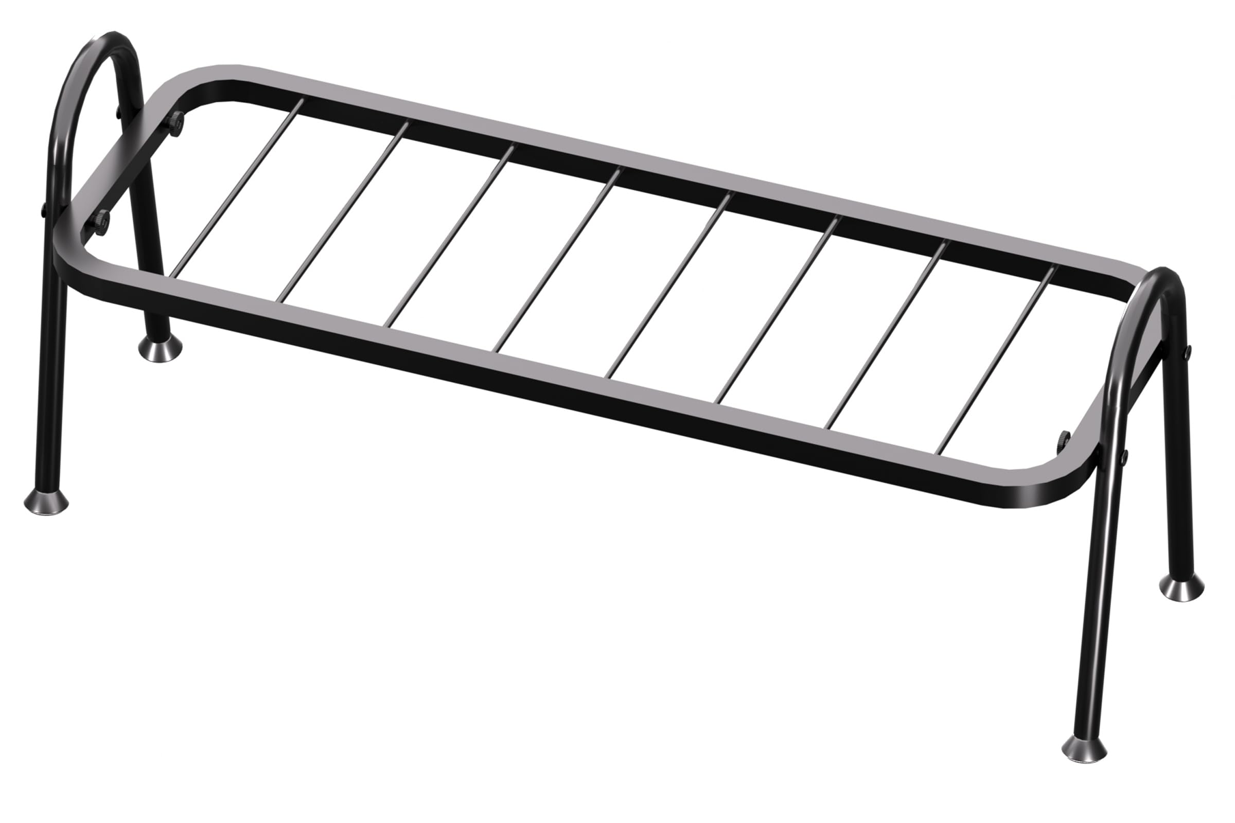 Josmimic metal plant stand indoors showcasing compact design for small spaces.