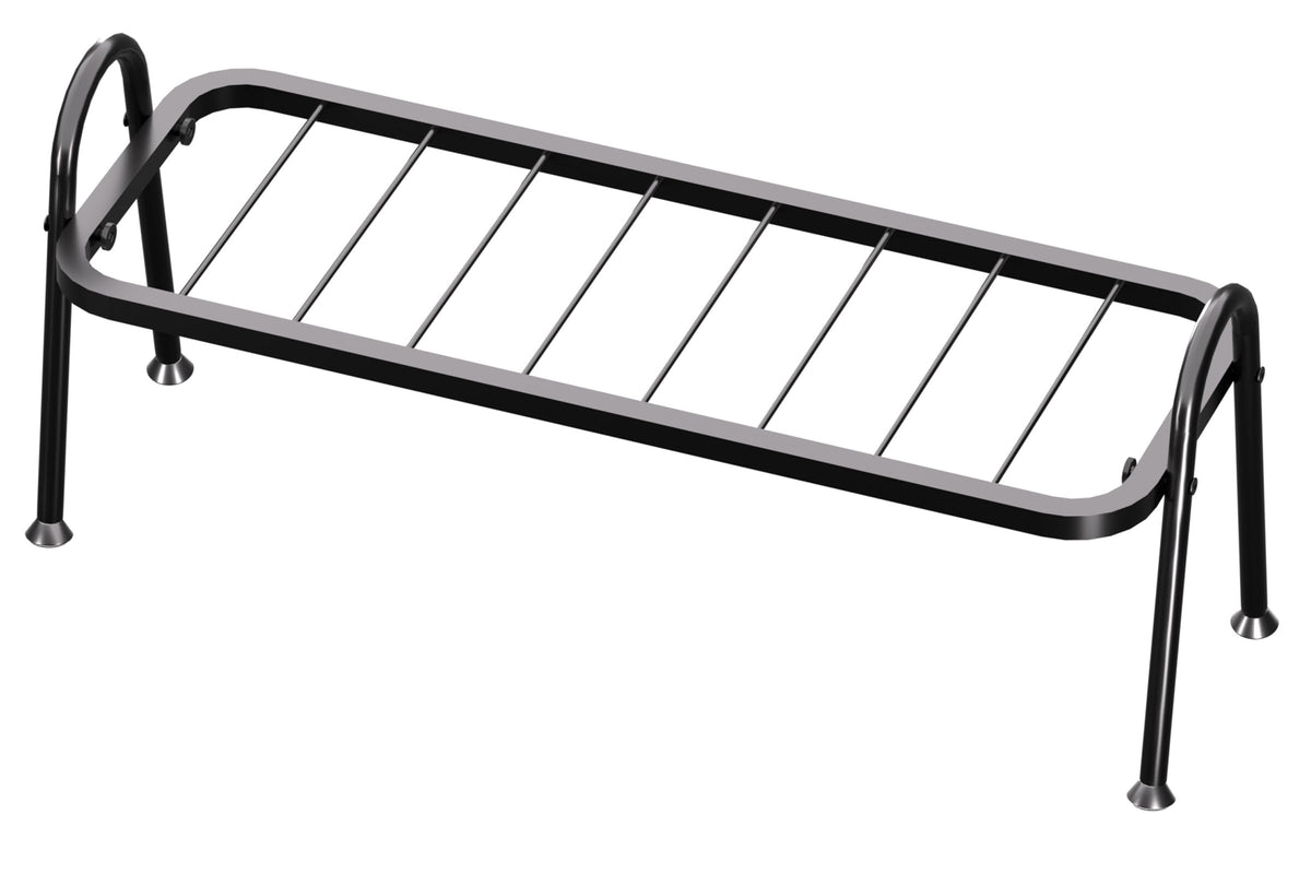 Josmimic metal plant stand indoors showcasing compact design for small spaces.