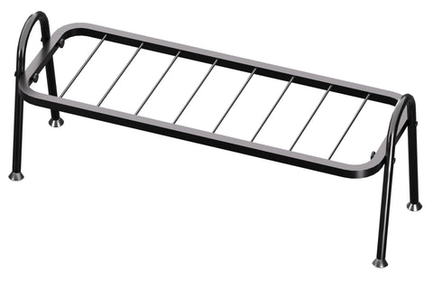 Josmimic metal plant stand indoors showcasing compact design for small spaces.
