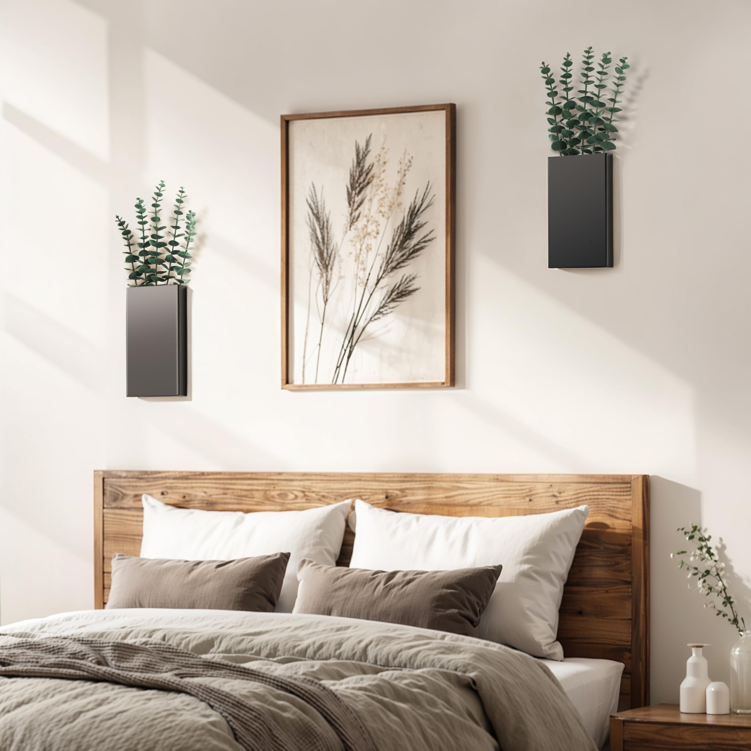 Modern rustic decor that complements living rooms, bedrooms, and entryways.