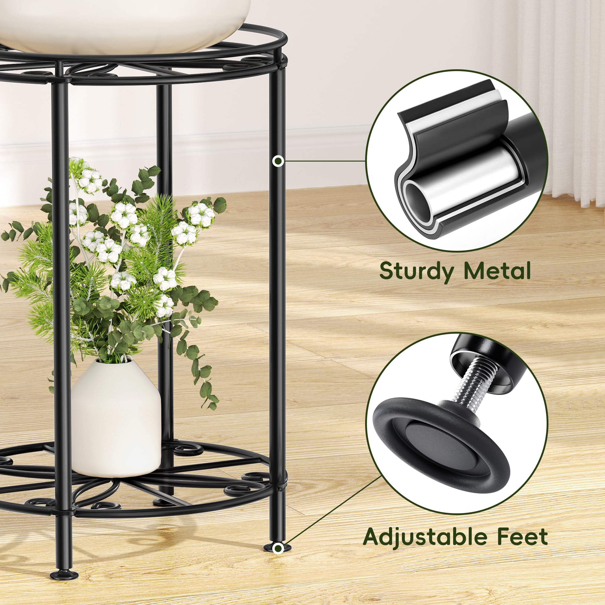 Josmimic multi-use plant rack doubles as décor.