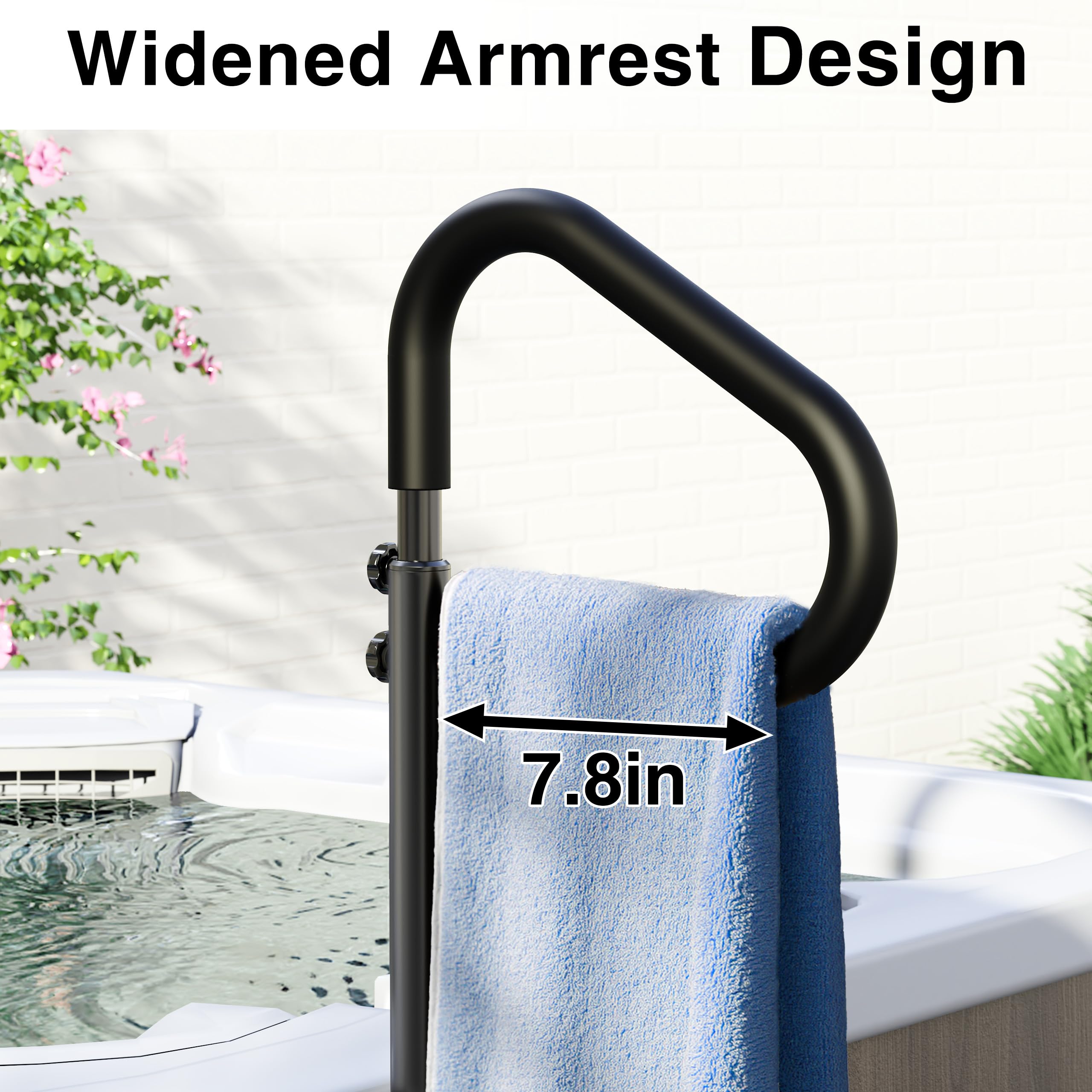 Josmimic sealed tube end blocks water and debris from entering the rail.