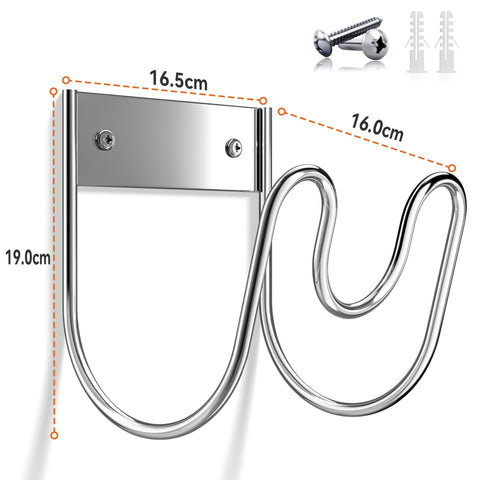Josmimic space-saving wall hanger for hoses and cords.