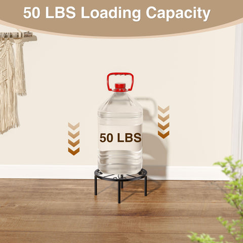 Josmimic round shelf with stable metal legs supports daily use.