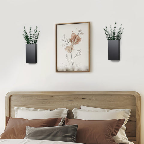 Josmimic planters measure 5.3 by 8.7 inches for compact spaces.