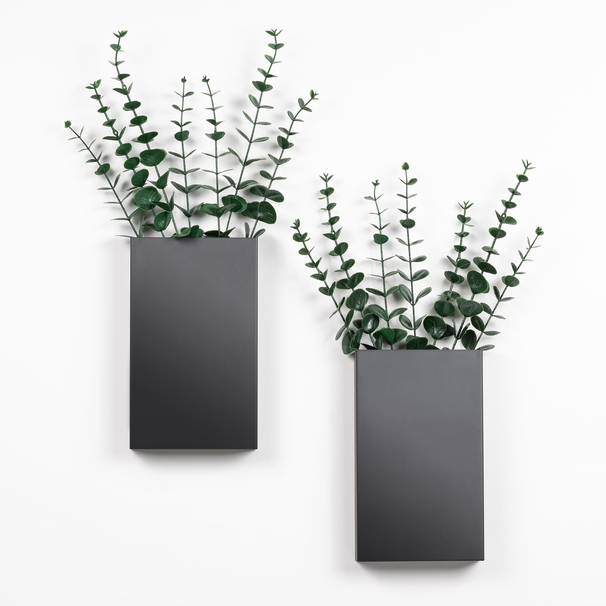 Josmimic artificial eucalyptus stays vibrant with low maintenance.