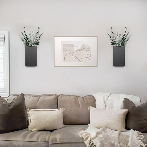 Josmimic planters include mounting hardware for easy installation.