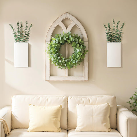 Josmimic wall planter hardware included for easy mounting.