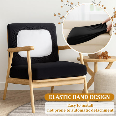 Milk silk fabric offers stretch and gentle protection.