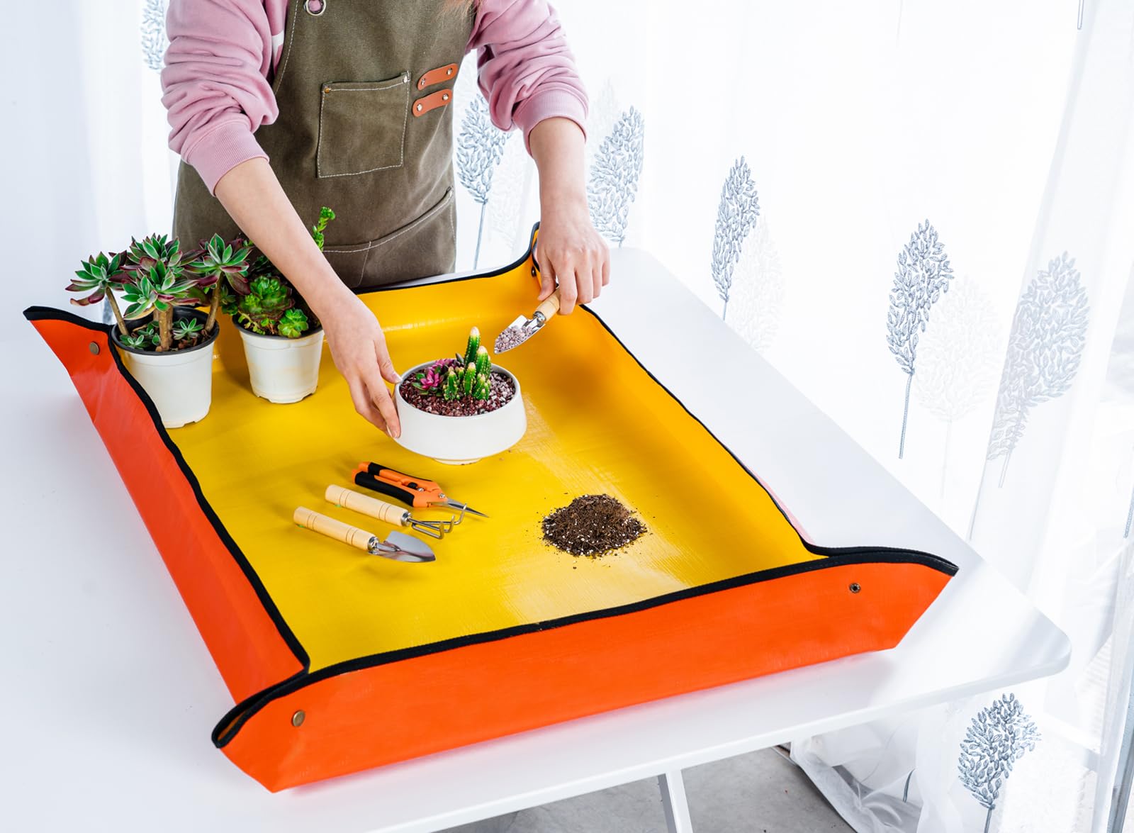 Josteve mini gardening tools set ideal for small indoor gardens.