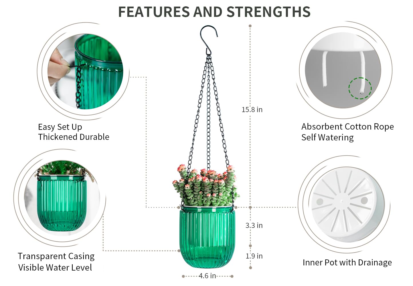 Josteve premium coated hanging chains resist rust for outdoor use