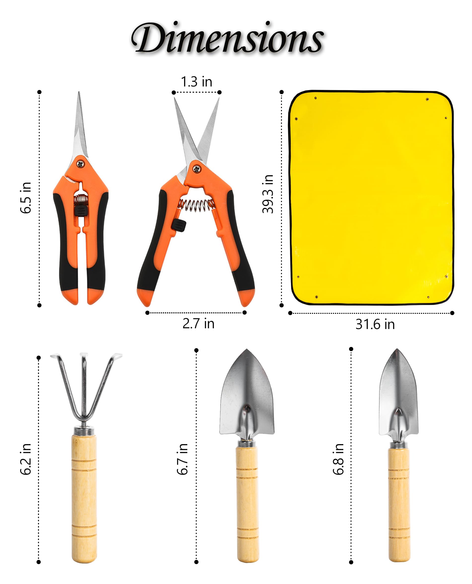 Josteve waterproof potting mat protects surfaces during soil work.