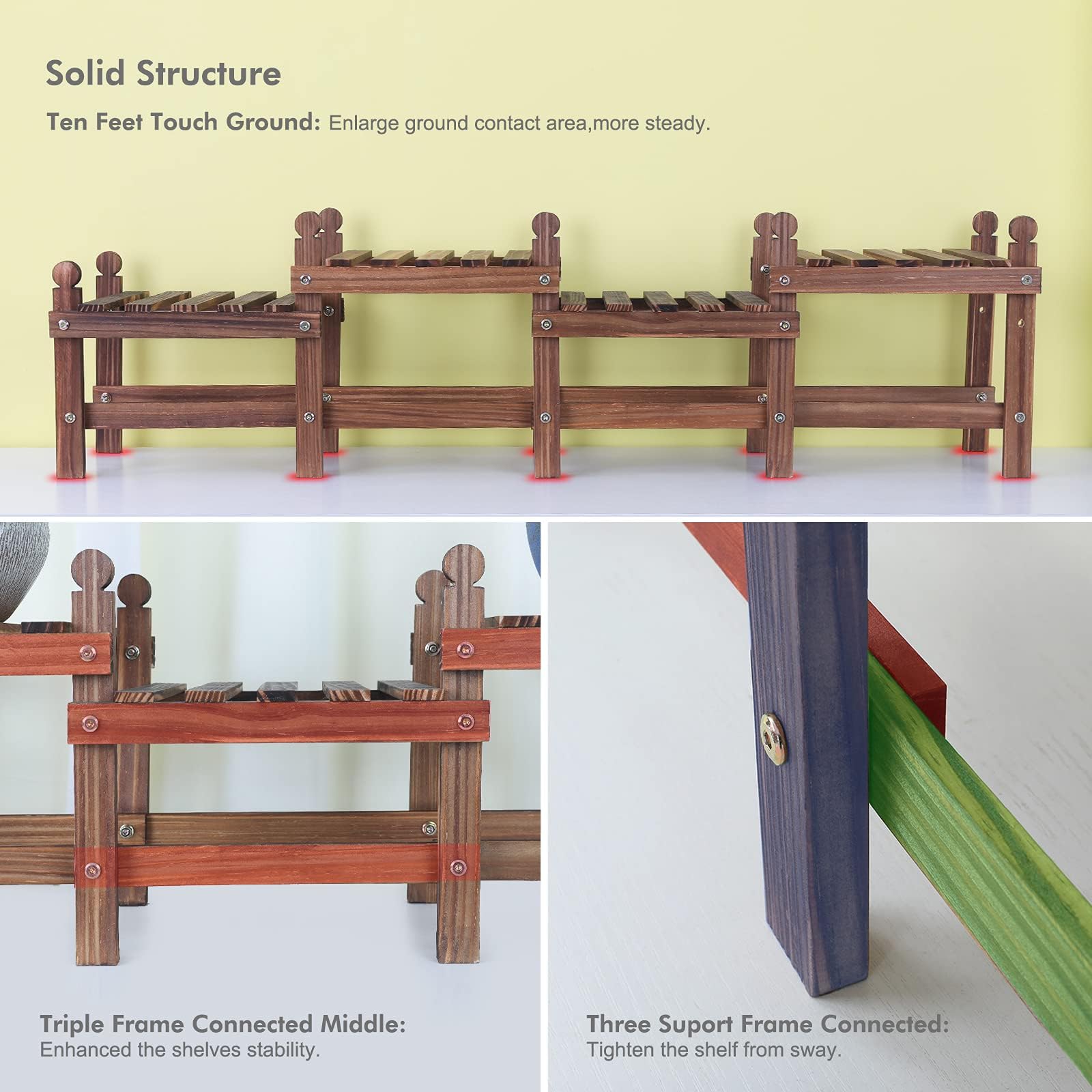 Jotboom hollow shelves promote ventilation and drainage for healthier plants
