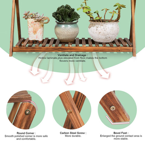 Jotboom X-cross legs ensure stable support for heavy pots