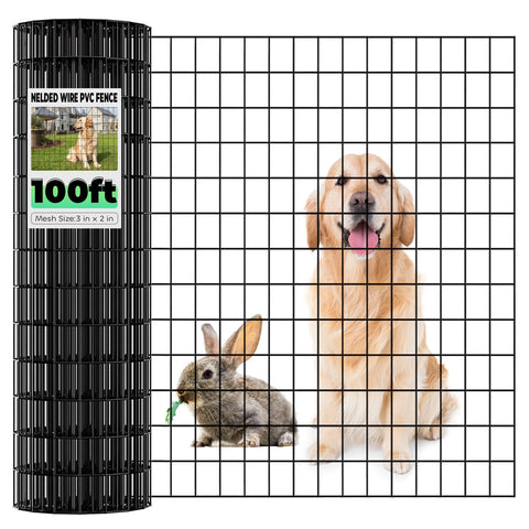 Jotesnew welded wire fencing 36in-100ft roll provides versatile garden protection.