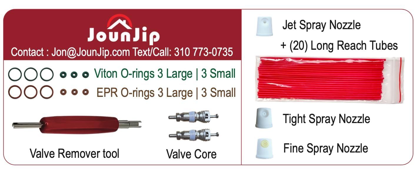JOUNJIP aluminum can sprayer with durable metal construction for long-term use