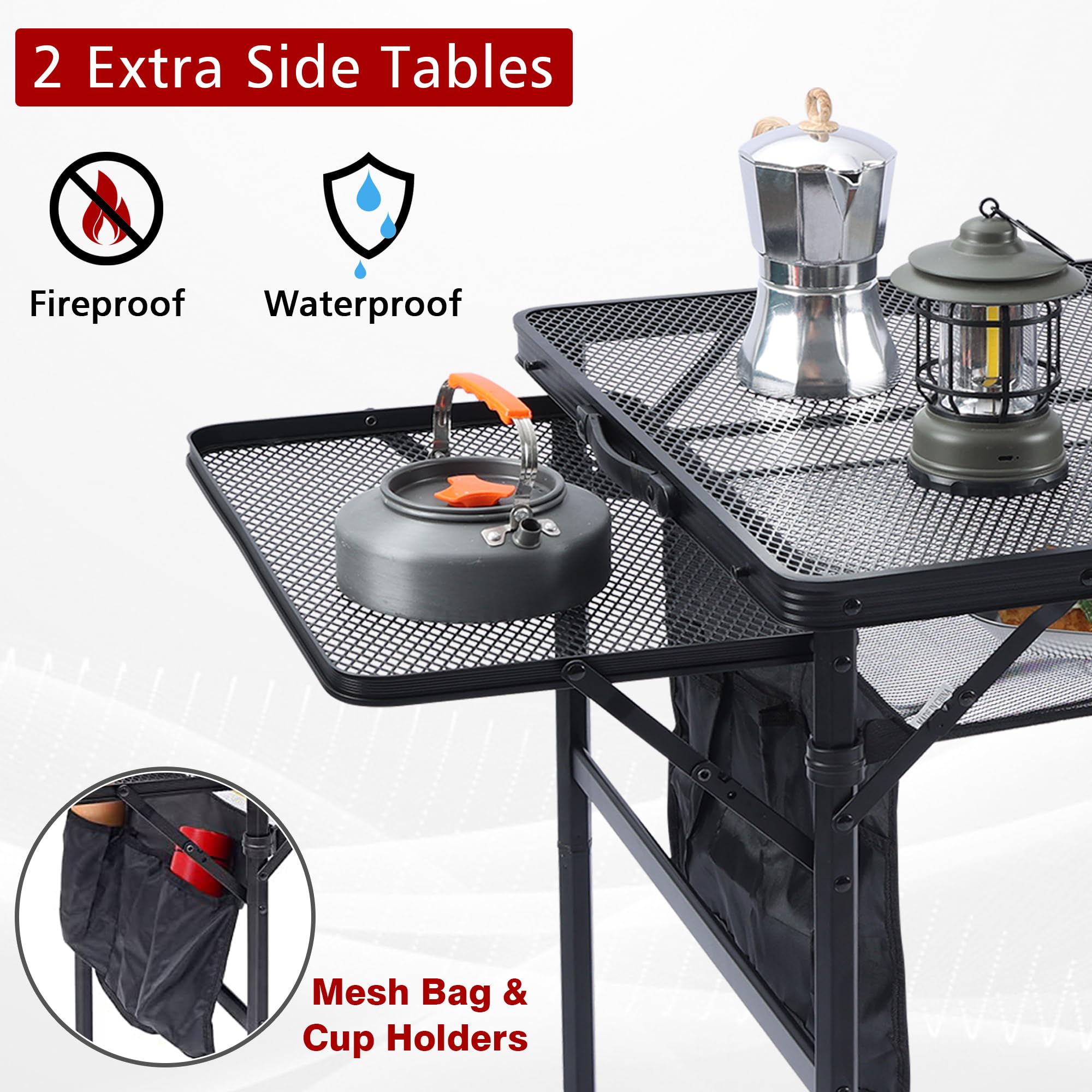 JOUYEK hexagonal-tube design delivers sturdy support during use