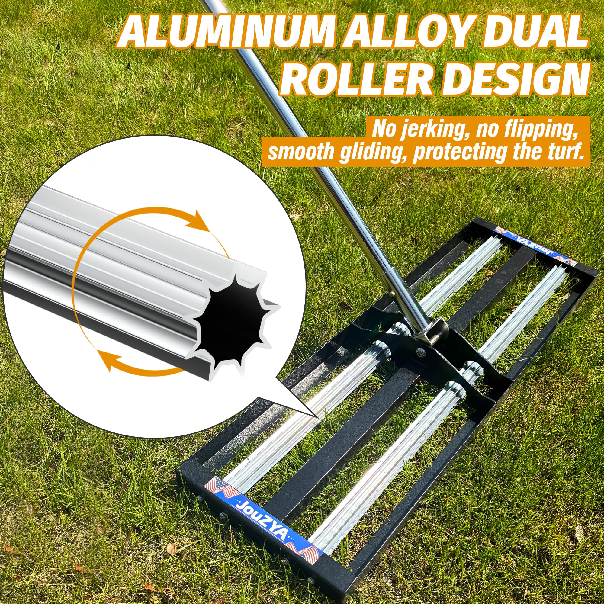 JouZYA adjustable handle from 27 to 80 inches for versatile use