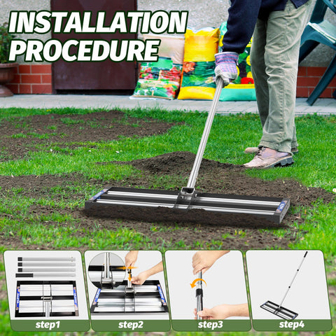 JouZYA three-section rake offers flexible length and control