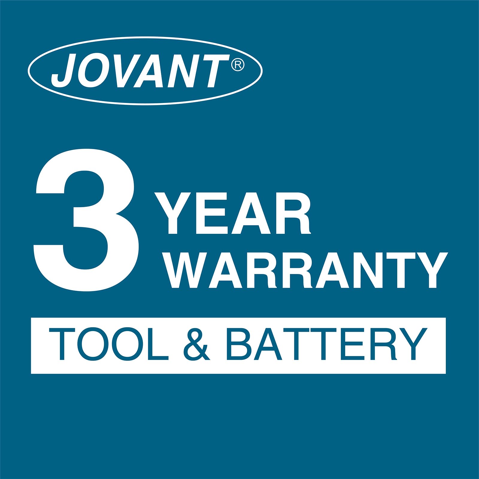 Jovant built-in oiling system keeps chain lubricated during work.