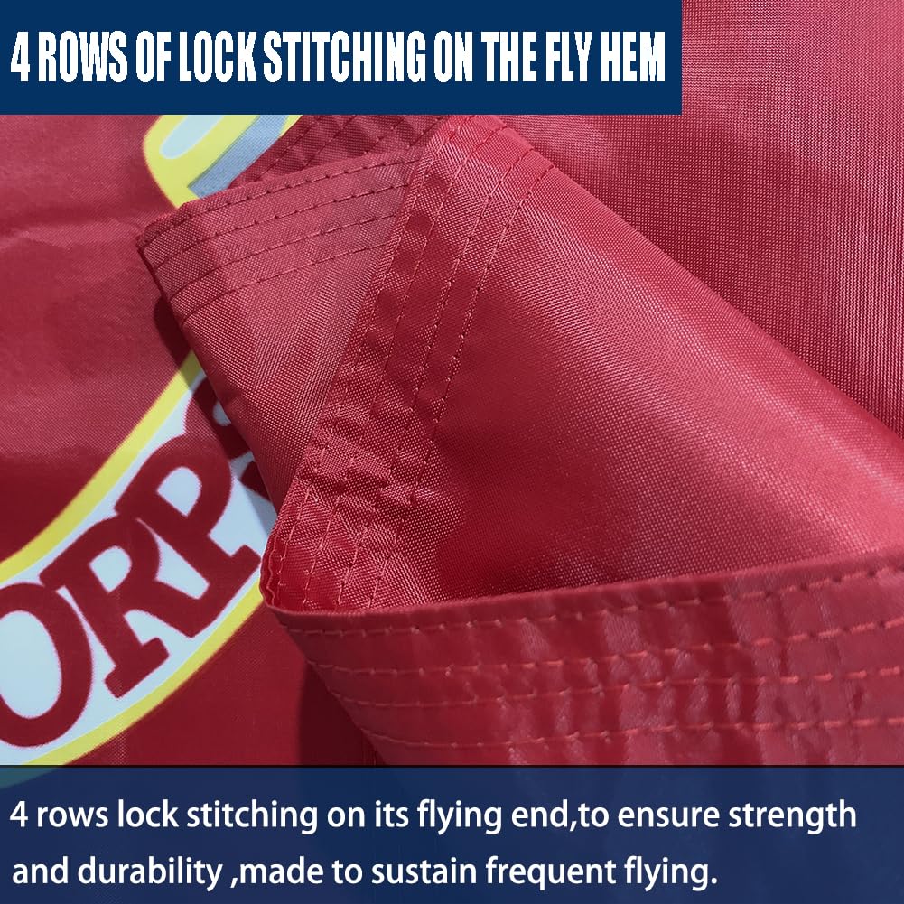 Joven USMC flag crafted from 340D nylon for rugged outdoor durability.