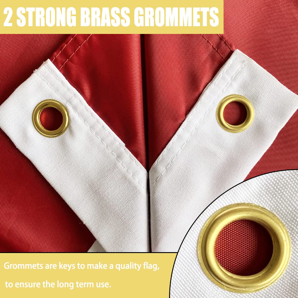 Joven USMC flag quadruple-stitched wind edge for durability