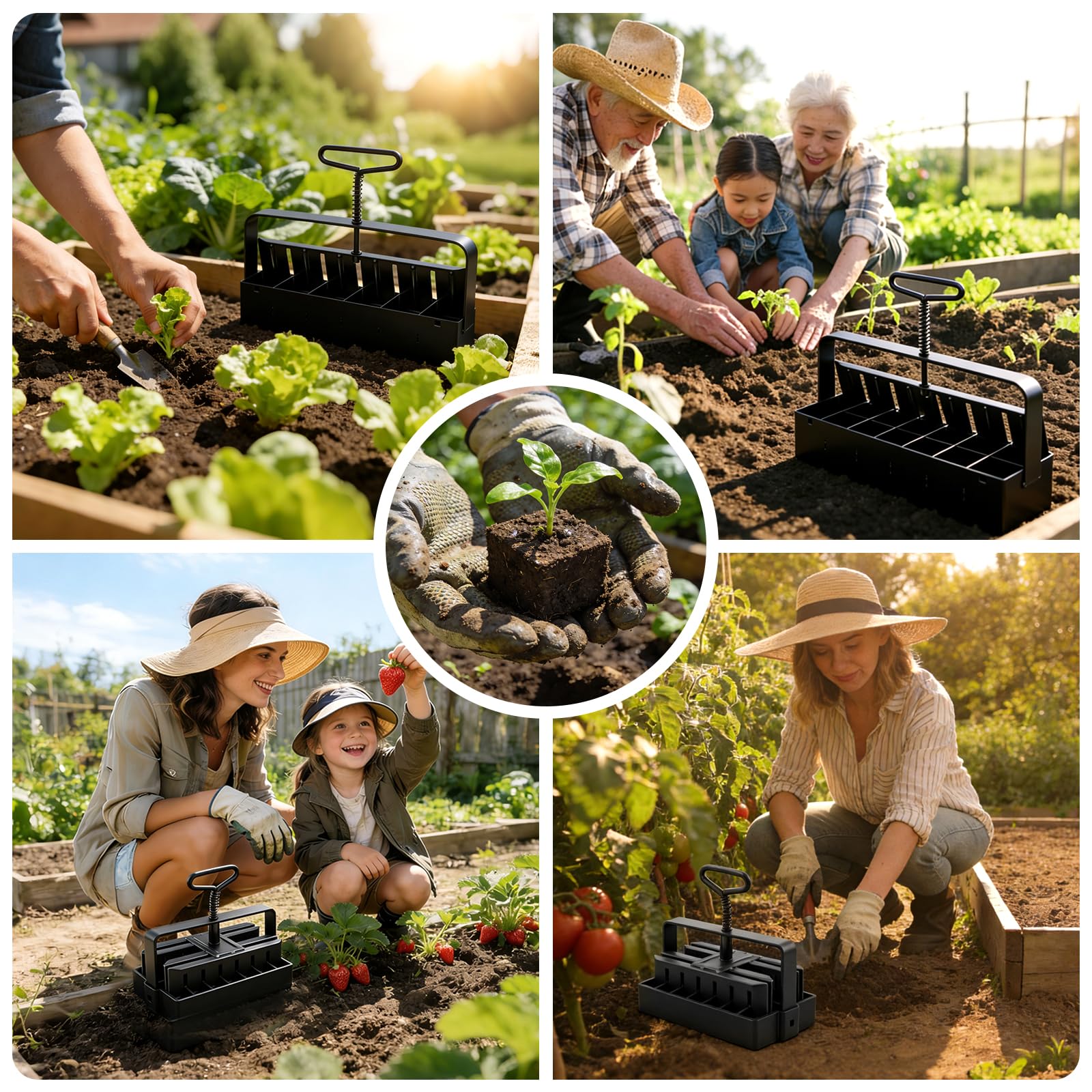 Jownupp grow tweezer enables careful handling of seedlings.