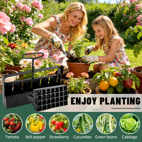 Jownupp long seed pegs reach deeper blocks for reliable seed depth.