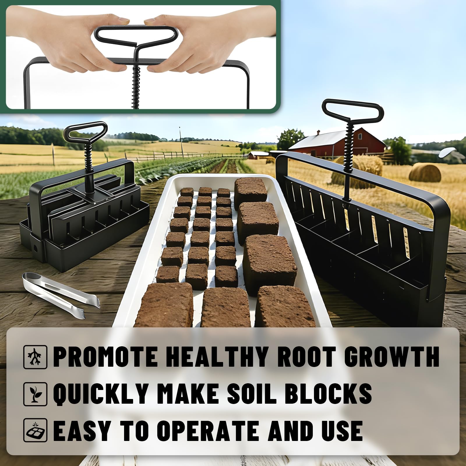 Jownupp short seed pegs support tiny seeds with precise placement.