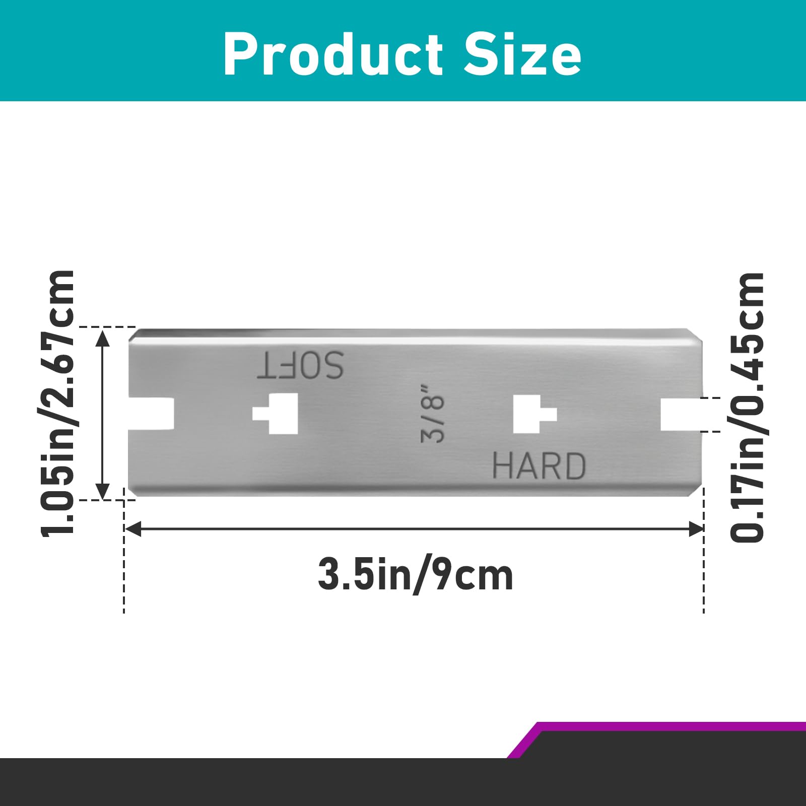 Joworthy depth gauge 3-8-inch pitch markings help precise tuning.