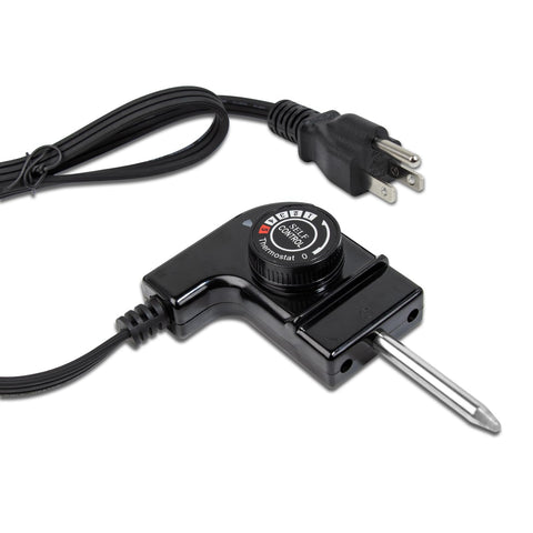 Joworthy thermostat probe cord with stainless-steel probe for durable heat control in outdoor cooking