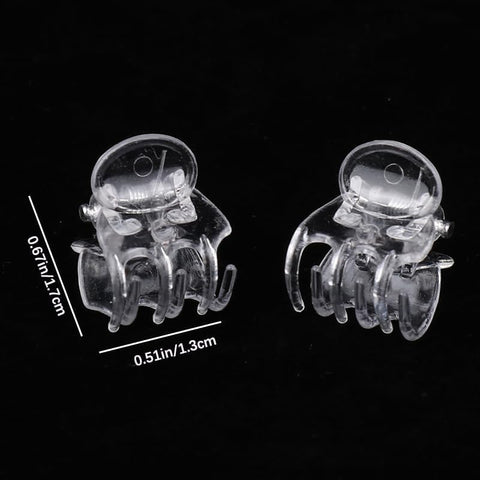 Jowxsx orchid clips transparent design blending with indoor plants