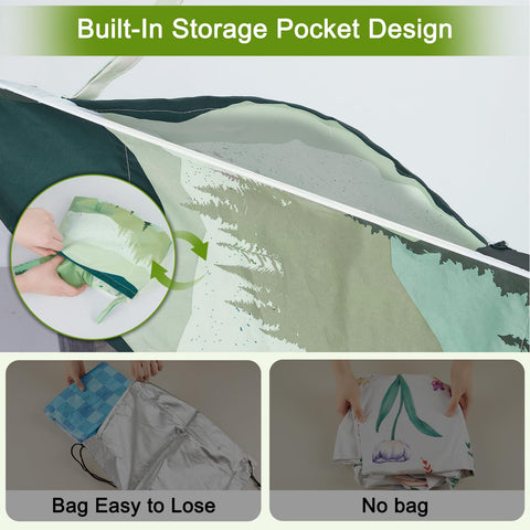 Joy Bubble storage pocket close-up for quick packing and reuse