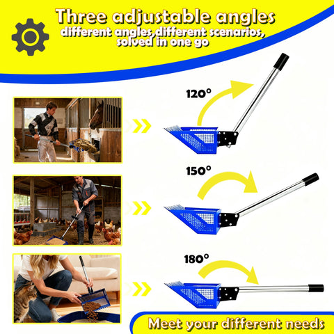 JOYANDRO 4-length adjustable handle delivers flexible cleaning reach.