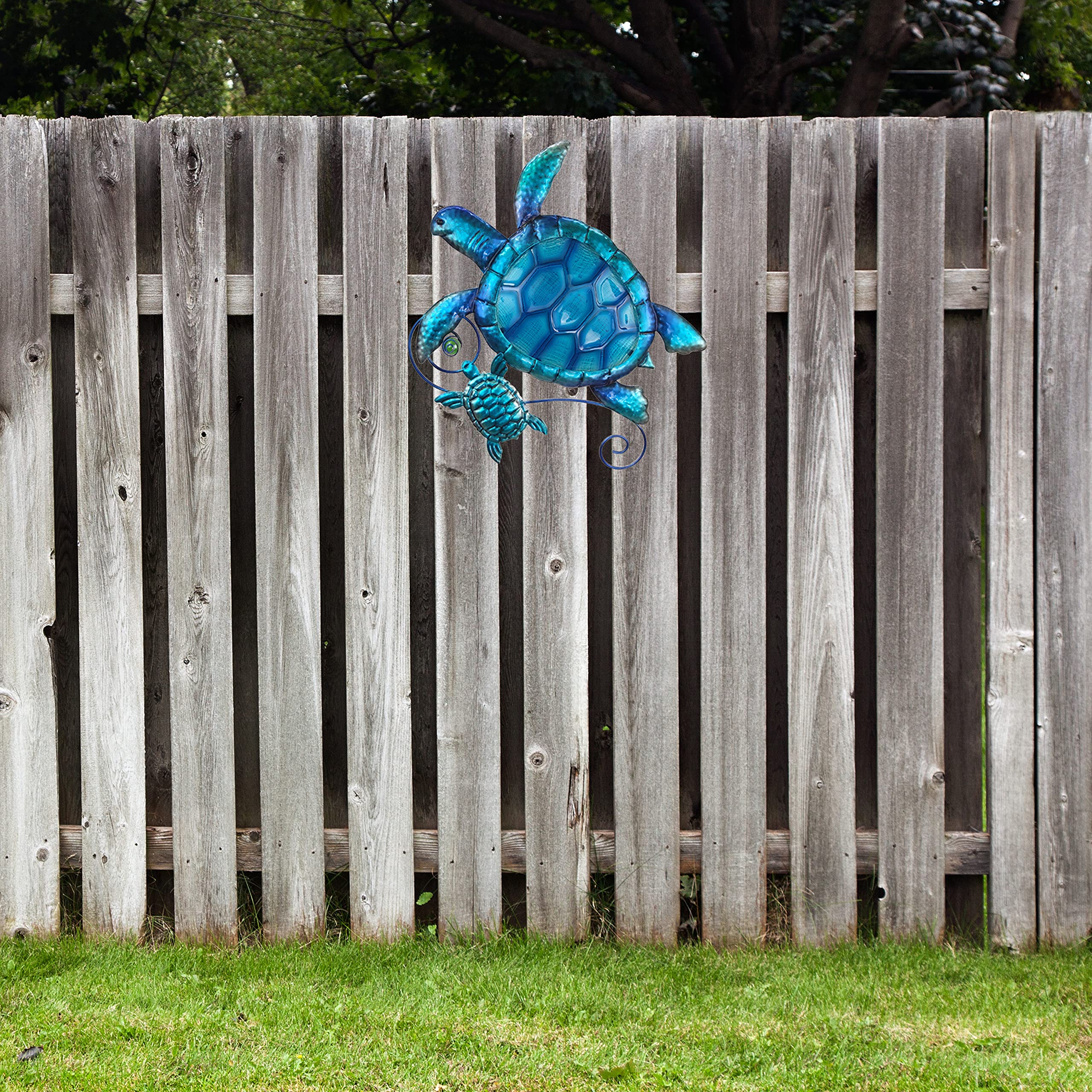 JOYBEE HOME&GARDEN outdoor-ready wall art invites a tranquil, coastal vibe on patios.