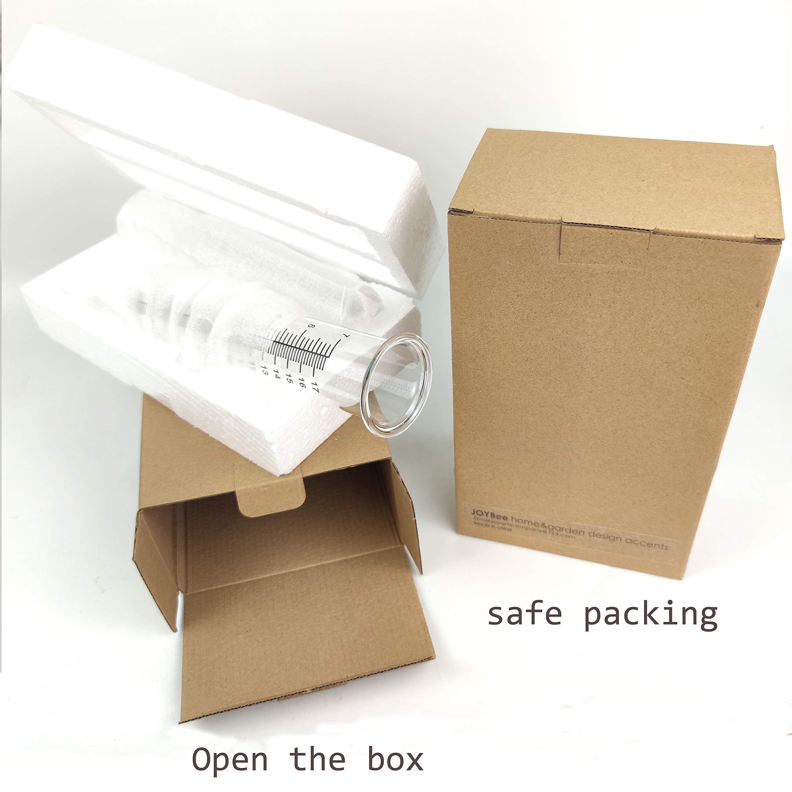 JOYBEE replacement tubes with clear calibration marks for precise rainfall tracking.