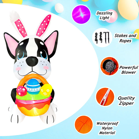 JOYEASE 5ft inflatable adds festive charm to spring gatherings and parties
