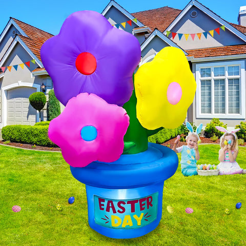 JOYEASE LED-lit bloom decor enhances garden ambiance for outdoor celebrations.