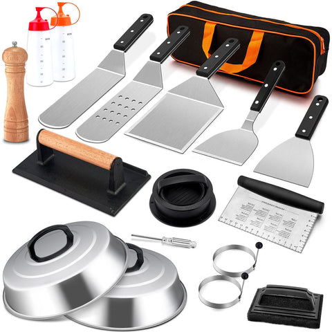 Joyfair carrying bag for griddle kit keeps tools organized.