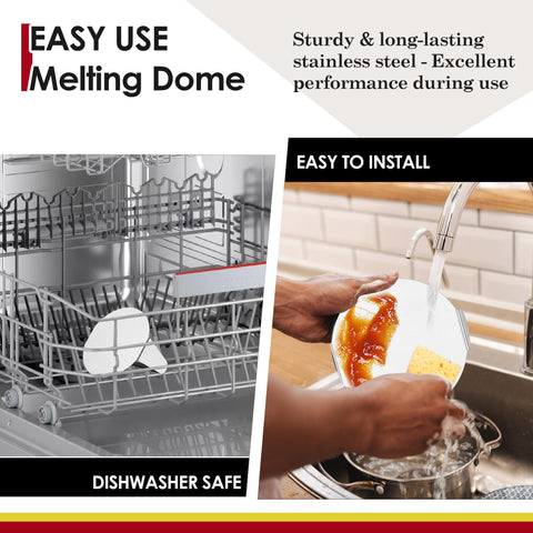 Joyfair dishwasher-safe design simplifies cleanup after cooking.