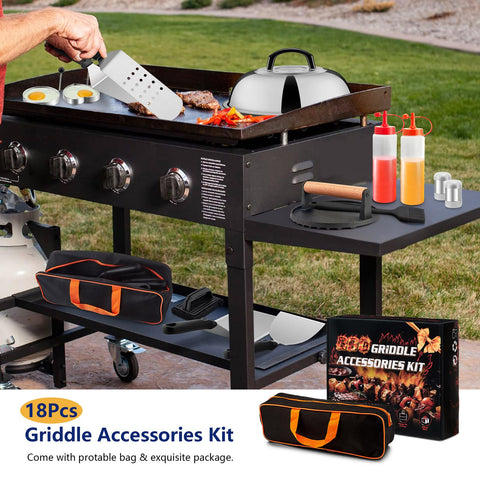 Joyfair griddle scraper with scale helps precise cutting.