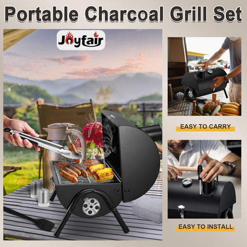 Joyfair grill rack area 13.5x8.8 inches ideal for 1–3 servings