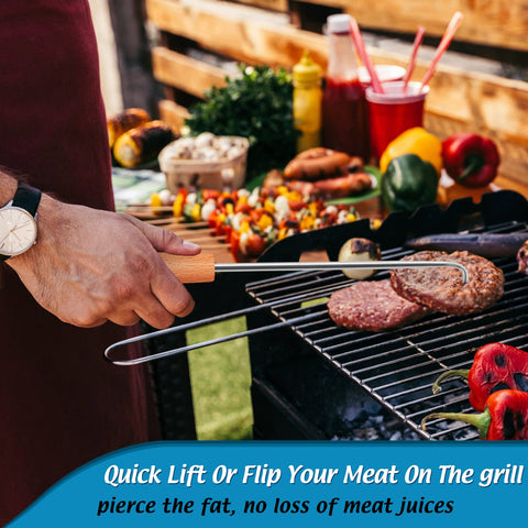 Joyfair heavy-duty 12-inch flipper designed for handling heavier meats.