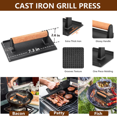 Joyfair long griddle spatula for precision flipping and safe handling