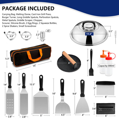 Joyfair perforation spatula drains grease while cooking.