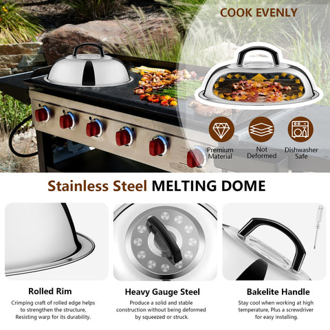 Joyfair stainless steel burger turner for secure flips and clean serving
