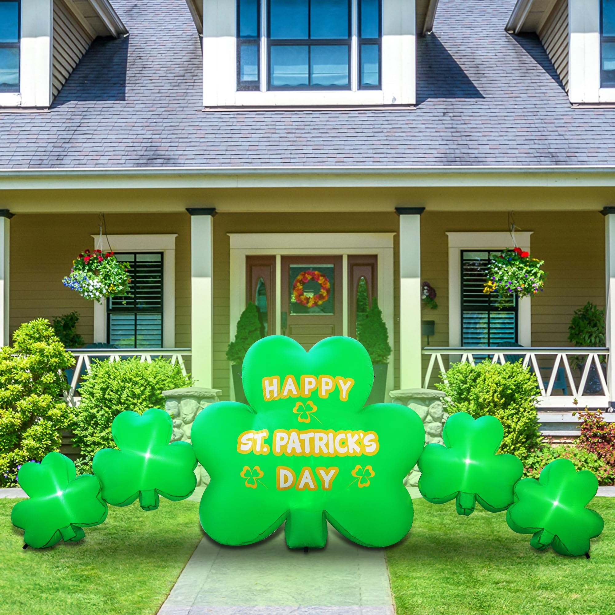 Joyfizzle reliable after-sale support for Joyfizzle shamrocks inflatable