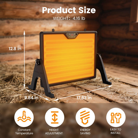 Joyful Xinghai large 12x16.5-inch heating area supports up to 30 chicks